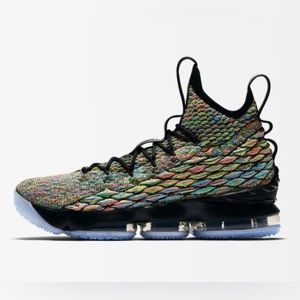 Big Kids Lebron James 15 Four Horsemen Multicolor Basketball Shoes Size 6Y